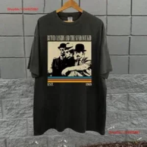 Butch Cassidy and the Sundance Kid T Shirt Movie Film Classic Vintage Retro s for him vintage Washed Stretched streetwear
