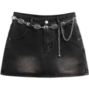Gyaru Jeans Skirts for Women Mini High Waist Tight Sexy Wrap Aesthetic Korean Style New in Cheap Quality Woman Denim Skirt Short