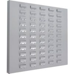 Peg Back Panel to suit 1200mm & 1800mm Binary Bench (Silver) 600mm Panel