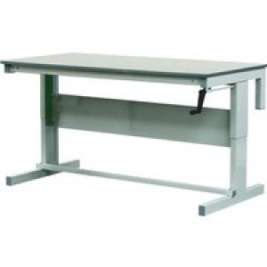 200kg Premier Adjustable-Height Workbench with Laminate Top – 730-950 x 1200 x 600mm