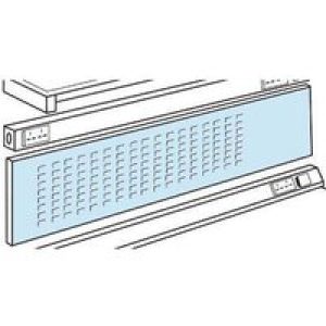 Louvre Panel / Pinboard (zinc) 450h for ESD Workbench 1200w