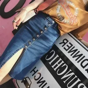 High Waist Tight Jeans Skirts for Women Wrap Streetwear Aesthetic Summer 2025 New in Trend Korean Fashion Woman Denim Skirt Blue