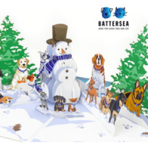 Battersea Dogs Christmas Card