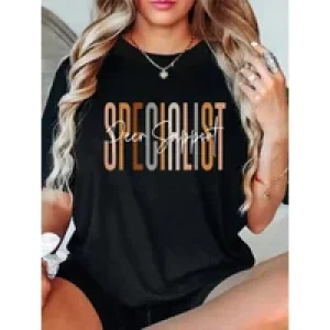 Funny Peer Support Specialist Graphic Tee – 100%, Short Sleeve, Round Neck T-Shirt For Men Women Perfect For Casual Wear & Gifts