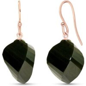 Spinel Salma Dimensional Abstract Earrings in 9ct Rose Gold