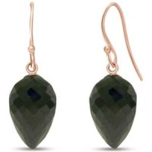 Spinel Salma Dimensional Drop Earrings in 9ct Rose Gold