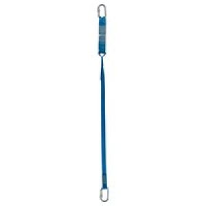 LSA 1.5m M10-M51 Webbing Fall Arrest Lanyard – Blue – Carabiner & Scaffold Hook Connectors – Unisex