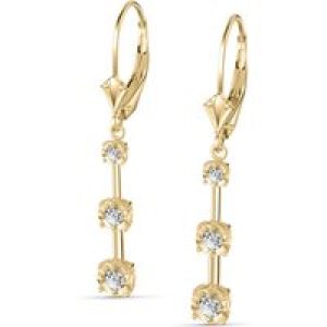 Diamond Drop Earrings in 9ct Gold