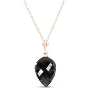 Spinel Savannah Drop Pendant Necklace in 9ct Rose Gold