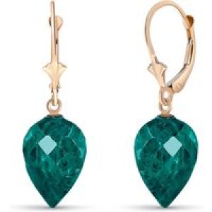 Emerald Salma Dimensional Drop Earrings in 9ct Rose Gold