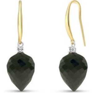 Spinel & Diamond Astrid Classic Drop Earrings in 9ct Gold