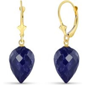 Sapphire Salma Dimensional Drop Earrings in 9ct Gold