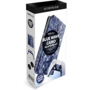 Maxx Tech Faceplates (Blue Wave Camo) – PlayStation 5 Slim