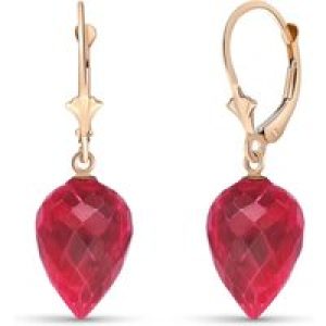 Ruby Salma Dimensional Drop Earrings in 9ct Rose Gold