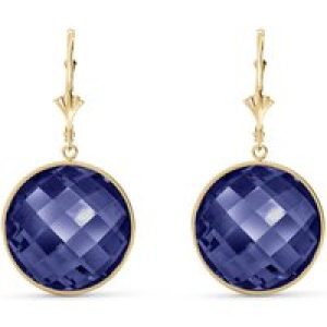 Sapphire Blythe Dimensional Drop Earrings in 9ct Gold