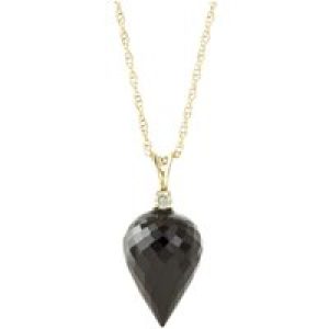 Spinel & Diamond Gwen Dimensional Pendant Necklace in 9ct Gold