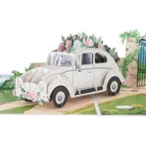 Wedding Car Pop Up Card