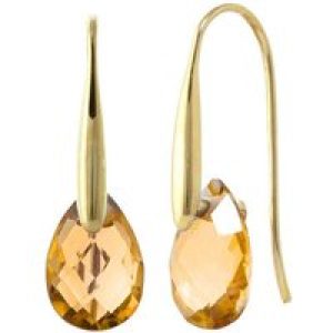 Citrine Lilian Drop Earrings in 9ct Gold