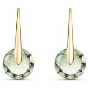 Green Amethyst Rosamund Dainty Drop Earrings in 9ct Gold