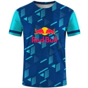 Men’s Red Bull logo Badminton Tennis Series 3D Harajuku Print And Women’s Sports leisure Loose Short Sleeve Round Neck T shirt