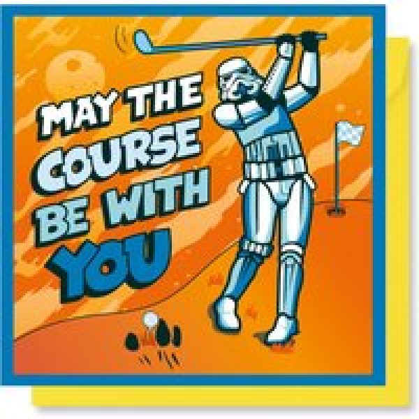 May The Course Be With You Card