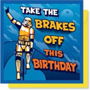 Take The Breaks Off Cycling Card