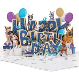 Battersea Happy Birthday Dogs Card