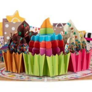 Celebration Cupcakes Pop Up Card
