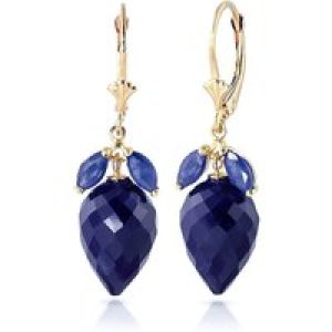 Sapphire Astrid Charm Drop Earrings in 9ct Gold