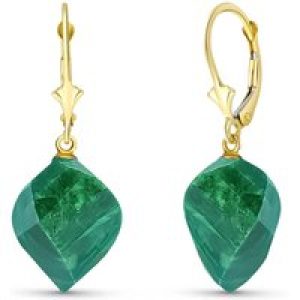 Emerald Salma Dimensional Abstract Earrings in 9ct Gold