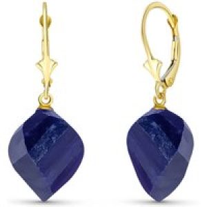 Sapphire Salma Dimensional Abstract Earrings in 9ct Gold