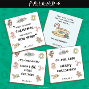 Friends Christmas Cards – Pack of 4