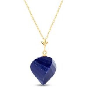 Sapphire Salma Dimensional Abstract Pendant Necklace in 9ct Gold