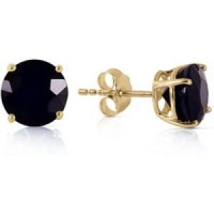 Black Diamond Novara Subtle Stud Earrings in 9ct Gold
