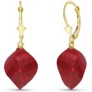 Ruby Salma Dimensional Abstract Earrings in 9ct Gold