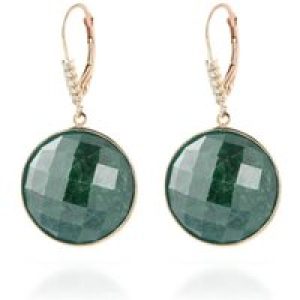 Corundum & Diamond Blythe Dimensional Drop Earrings in 9ct Rose Gold