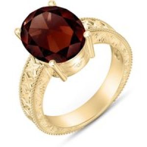 Garnet Genevieve Statement Ring in 18ct Gold