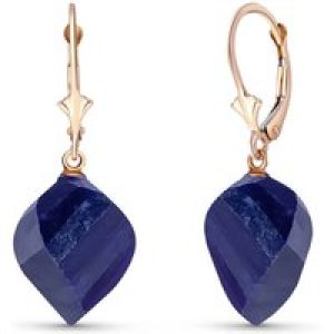 Sapphire Salma Dimensional Abstract Earrings in 9ct Rose Gold