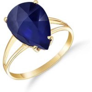 Sapphire Audrey Classic Signature Ring in 18ct Gold