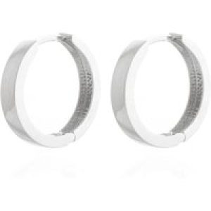Simone Hoop Earrings in 9ct White Gold