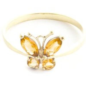 Citrine Mariah Butterfly Ring in 18ct Gold