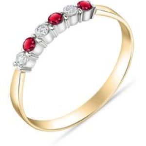 Ruby & Diamond Hallie Embellished Ring in 18ct Gold