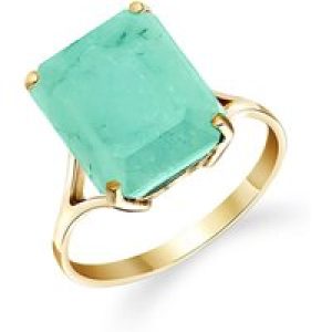 Emerald Ebony Auroral Signature Ring in 18ct Gold