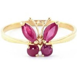 Ruby Mariah Butterfly Ring in 18ct Gold