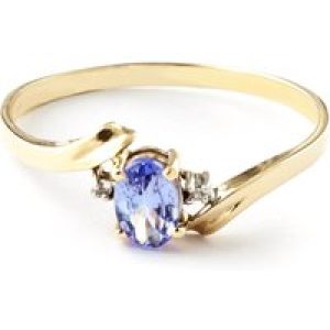Tanzanite & Diamond Rhea Embrace Ring in 18ct Gold