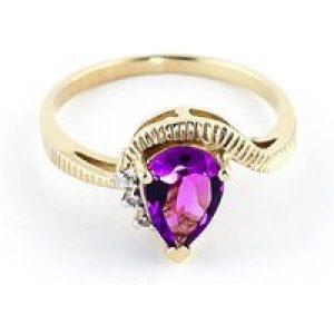 Pink Topaz & Diamond Katrina Belle Abstract Ring in 18ct Gold