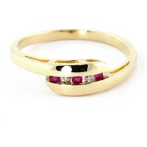 Ruby & Diamond Priscilla Serpent Ring in 18ct Gold