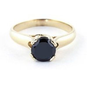Black Diamond Annika Solitaire Ring, 1.0 ct in 18ct Gold