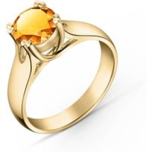 Citrine Annika Solitaire Ring in 18ct Gold