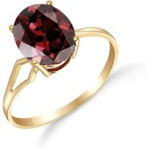 Garnet Madeleine Classic Signature Ring in 18ct Gold